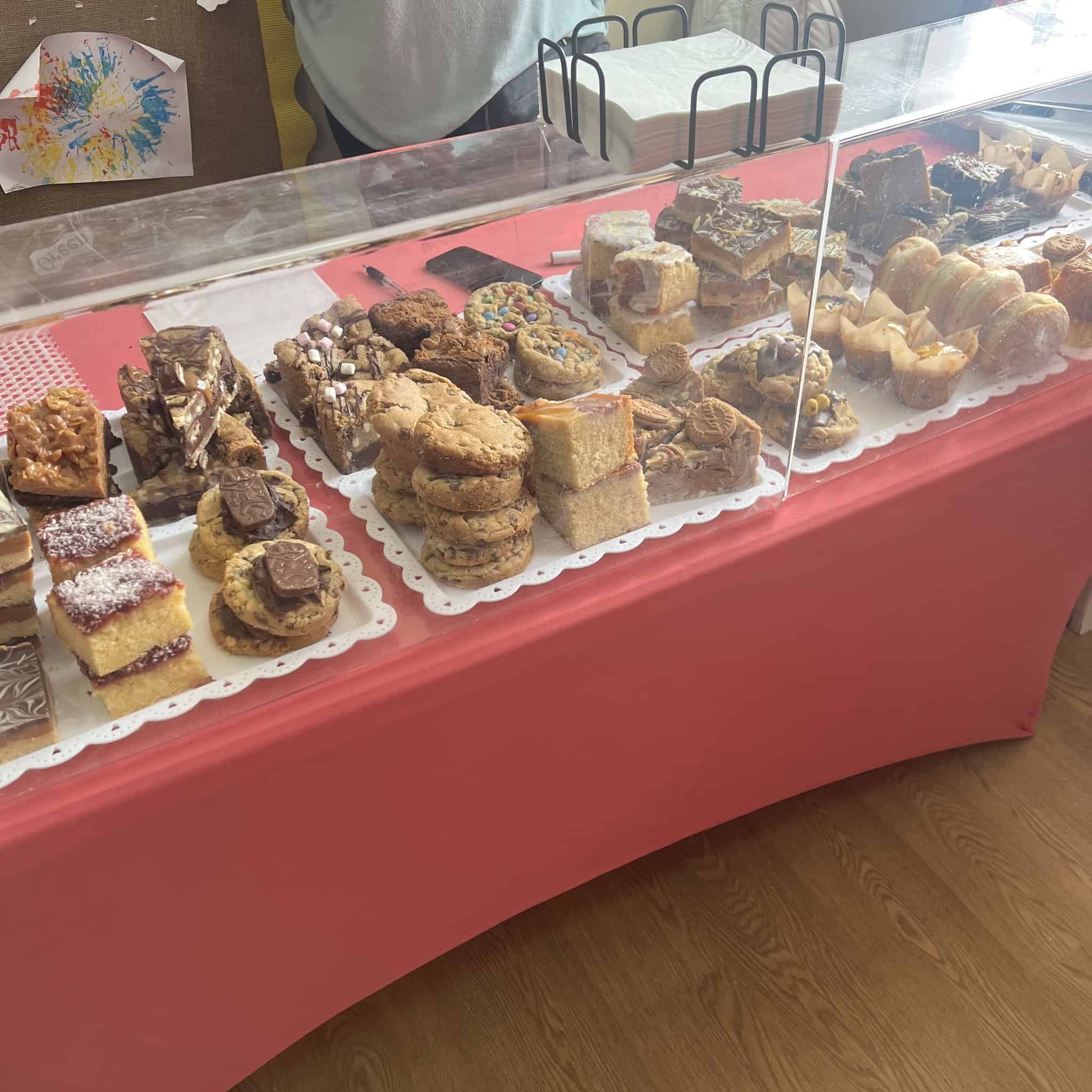 Cakes and goodies at 5th birthday party